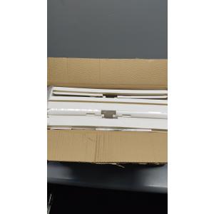 4 Tier Plastic Storage Bins with Lid 23QT, Stackable Storage Containers with Wheels, Folding Storage Boxes, Collapsible Storage Bins, Closet Organizers and Storage for Living Room, Office, Dorm (White)