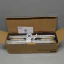 NIORSUN 35 Inch Battery Operated Wall Sconce Set of 2, 360 Rotation Gold Rechargeable Wall Lights with Detachable Tube and Remote, 3CCT Dimmable Wireless Wall Lamp for Living Room Bedroom Hallway