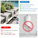 1 pcs 4" PVC Coupling Pipe Fittings (Socket x Socket) Schedule 40 PVC Fittings used For Plumbing and Irrigation