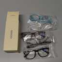 CCVOO 2.5 Reading Glasses for Women, Eye glasses, Blue Light Readers for Women, Cheaters (*C1 Mix)