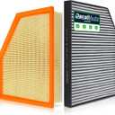 Engine & Cabin Air Filter Set Fit for BMW X3 (XDrive30i/SDrive30i/M40i) 2018-2019; for X4 (xDrive30i Only) L4-2.0L Gas 2019-2022; X4 (M40i Only) L6-3.0L Gas 2019. Replace 64119382885, 13718577171