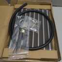 8 Pass Aluminium Transmission Oil Cooler, 5/16" Universal 8 Rows Tube amd Fin Cooler Kit engine with Hose Mounting, Silver