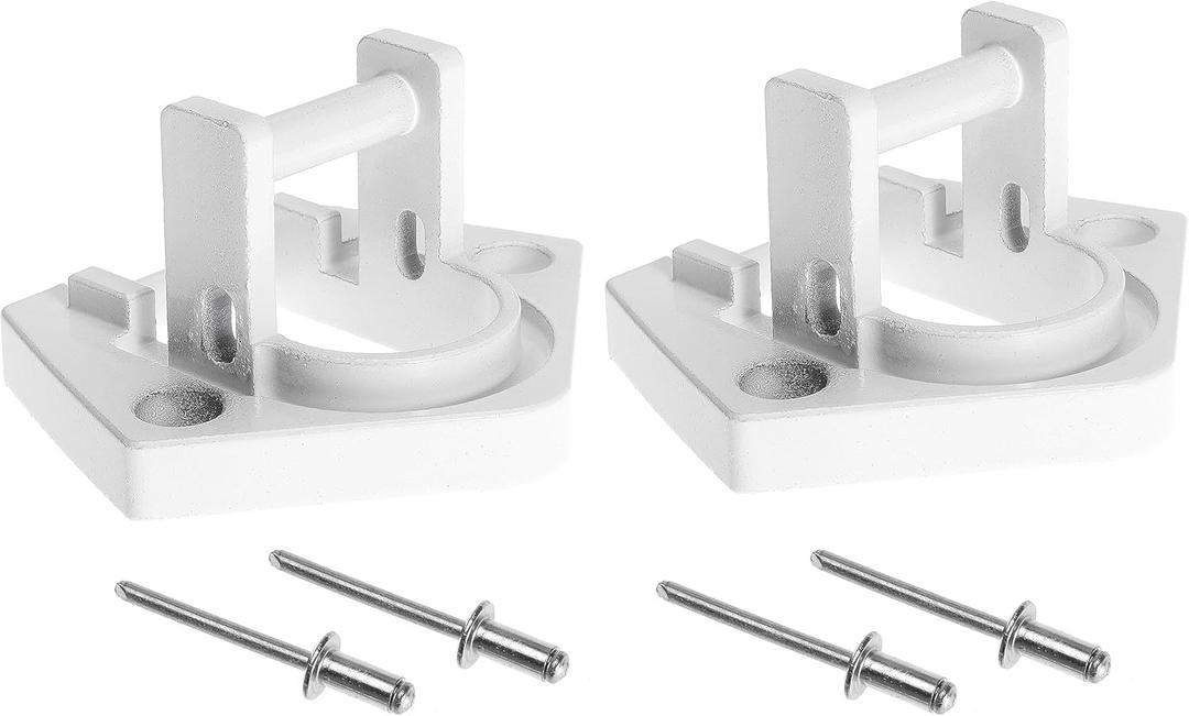 RV Awning Bottom Bracket Foot for Dometic Rounded Hardware for Sunchaser II RV Rounded Hardware Replacement Part (Right or Left (Bracket-U2)
