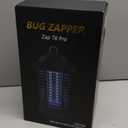 GOOTOP Bug Zapper Outdoor, Mosquito Zapper, 3 Prong Plug in Electric Fly Zapper, Mosquito Killer, Fly Traps, Flying Insects Zapper Indoor Outdoor 90-130V, 4200V, ABS Plastic Outer (Black)