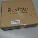 Ravinte 60 Pack (30 Pairs) 1/2 Inch Overlay Soft Close Hinges for Kitchen Cabinets - Satin Nickel Hidden Concealed Hinge, Stainless Steel, Self Closing