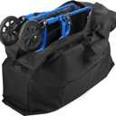Upgraded Rollator Travel Bag, 840D Extra-Large Wheelchair Travel Bag, Carry Bags with Padded Straps for Folding Rollator Walkers, Transport Chairs, Car and Airplane TSA Traveling (37L X 29H X 14W)