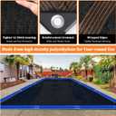 18*36FT Rectangle Pool Leaf Net Cover for Above Ground/Inground Pools