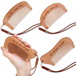 Ziliny 3 Pcs Birth Combs for Women, Wooden Labor Comb for Pregnant Women, Birthing Comb for Labor Pain Relief Pregnancy Essentials for New Mom Gifts