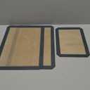 3-Pack Non-Stick Silicone Baking Mat, Food Safe Silicone Mats for Baking Cookies and Macarons - Silicone Baking Sheet(Gray)