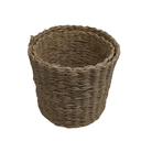 Set of 2 Planted Basket, Storage Basket, Plant Container, Hand Woven, Beige, Indoor/Outdoor