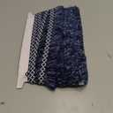 GORGECRAFT 10M x 3.5cm Wide Tassel Fringe Trim White Navy Blue Rhombus Pattern Fabric Lace Trimming Tassel Thread Edge Ribbon for DIY Sewing Crafts Home Drapery Curtain Pillow Table Clothes Decor