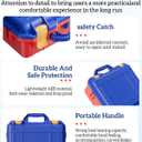 2 x TanReginal Hard Carrying Case for Nintendoo Switch 2 , Portable Switch 2 Protective Case for Nintendoo Switch 2 Console and Accessories All In One PlaceClassic Red-BlueCompact Internal Structure