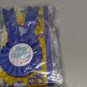 YumSur Birthday Crown and Dress Up Set - Headband Tiara, Ribbon Medal for Kids, Girl, Boy, Children's Party