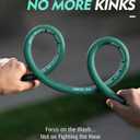 3/8" 4800PSI Pressure Washer Hose 50FT with 360 Swivel Quick Connect, Flexible Kink Resistant Steel Wire Braided & Durable Rubber for Hot/Cold Water, Power Washer Hose With M22 14mm Adapter
