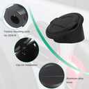 Fuel Filler Door Locking Gas Tank Cap Cover Compatible with 2018 2019 2020 2021 2022 2023 Jeep Wrangler JL & Unlimited Fuel Filler Door Cover