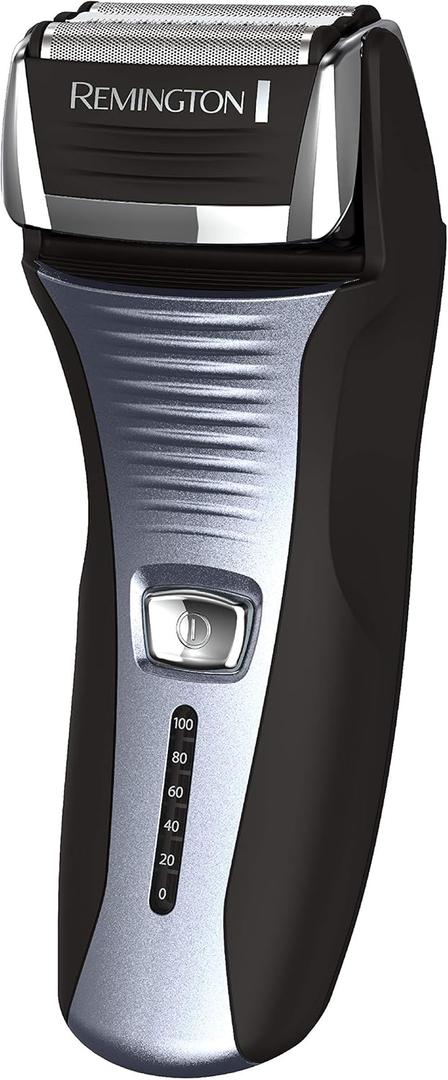 Remington F5 Power Series Foil Shaver, Electric Razor for Men, Cordless Rechargeable with Pop Up Trimmer, Pivot & FlexFoil Technology, Lightweight Handheld Design, Black (1 Count (Pack of 1))