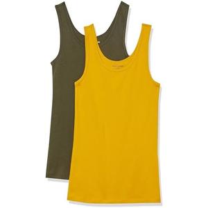 Amazon Essentials Women's Slim-Fit Tank Top, Pack of 2 Size L