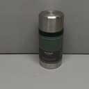 STANLEY Vacuum Insulated Large Food Jar, 18/8 Stainless Steel Food Jar for Cold and Hot Food, Soup Thermos with Leak Proof Lid Doubles as Cup, Wide Mouth Food Thermos (24 Ounces, Hammertone Green)