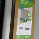 No-Drill Motorized Blinds with Remote, Blackout Roller Shades, 34.25"W x 72"H