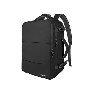 Taygeer Travel Laptop Backpack for Men Women, Airplane Approved Travel Backpack Suitcase with Usb Charging Port, Lightweight College 35l Luggage Bag 15.6inch Laptop Mochila Gifts for Business,Black