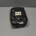 2 x Father's Day Gift: Personalized Crossbody Bag - Initial White H, Black