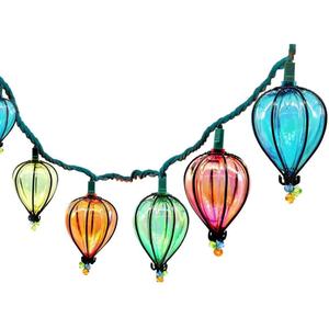 11FT Multicolor String Lights with 10 Bulbs, UL Listed Connectable Waterproof Decorative LED Lights Hanging for Backyard Patio, Indoor/Outdoor for Christmas Wedding Party Festival Lighting