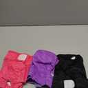 3 Pack Avont Washable Female Dog Diaper with Suspender, Reusable Girl Doggie Diapers for Small Medium Large Doggy in Heat Cycle Period Incontinence -L