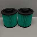 2-Pack DXVC6914 HEPA Filter Compatible  Fit for 6-16 Gallon Wet/Dry Vacs  Replaces DXV06P, DXV09P, DXV10P, DXV10PL, DXV10SA, DXV12P, DXV14P, DXV16P