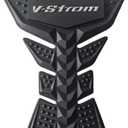 Gas Fuel Tank Emblem Sticker Decal Rubber Raise Up Compatible with Suzuki Vstrom 250 650 800 1000 Grey