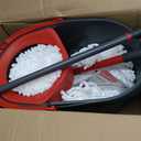 O-Cedar EasyWring Microfiber Spin Mop & Bucket Floor Cleaning System + 2 Extra Refills, Red/Gray