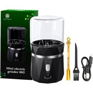 Electric Spice and Herb Grinder, Dry Herb Mini Electric Grinder Compact Size with 1.7oz/50ml Herb Jar and Spoon Tool