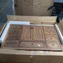 Asellus 48"W x 22"D Bath Vanity in Reclaimed Gray with White Marble Top and White Basin