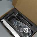 KENES Single Handle Bathroom Sink Faucet, Brushed Nickel Vanity Faucet for Bathroom Sink, with Pop Up Drain Stopper & Water Supply Lines LJ-9031 (Short)