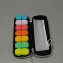 Weekly Pill Organizer 2 Times a Day, 7 Day Travel Medicine Pill Organizer with Moisture-Proof Silicone Lid, AM PM Daily Pill Box for Vitamins & Supplements, Aesthetics Pill Case(Rainbow)