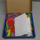 155 Pcs Wooden Pattern Blocks Set Geometric Shape Puzzle Kindergarten Classic Educational Montessori Tangram Toys for Kids Ages 4-8 with 24 Pcs Design Cards