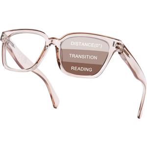 Progressive Multifocal Reading Glasses for Women Men, Anti Glare Blue Light Blocking Multifocus Computer Glasses