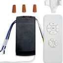 Ceiling Fan Remote Control Kit Universal, 3-in-1Fan Speed, Light, Timer, Timing Wireless Remote Control for Hunter/Harbor Breeze/Westinghouse/Honeywell/Other Ceiling Fan lamp