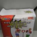 Punching Bag for Kids Included 2 Pack Boxing Gloves, Boxing Toy Sets with Height Adjustable Stand for Boys, Sports Gifts for Boys & Girls Age 5,6,7,8,9,10 Years Old