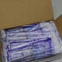 100 Pack 3ml 23Ga Plastic Syringe with Measurement for Scientific Labs, Industrial Dispensing Animal and Pet Supplies, Disposable Individually Wrapped (100, 3ml-23Ga)