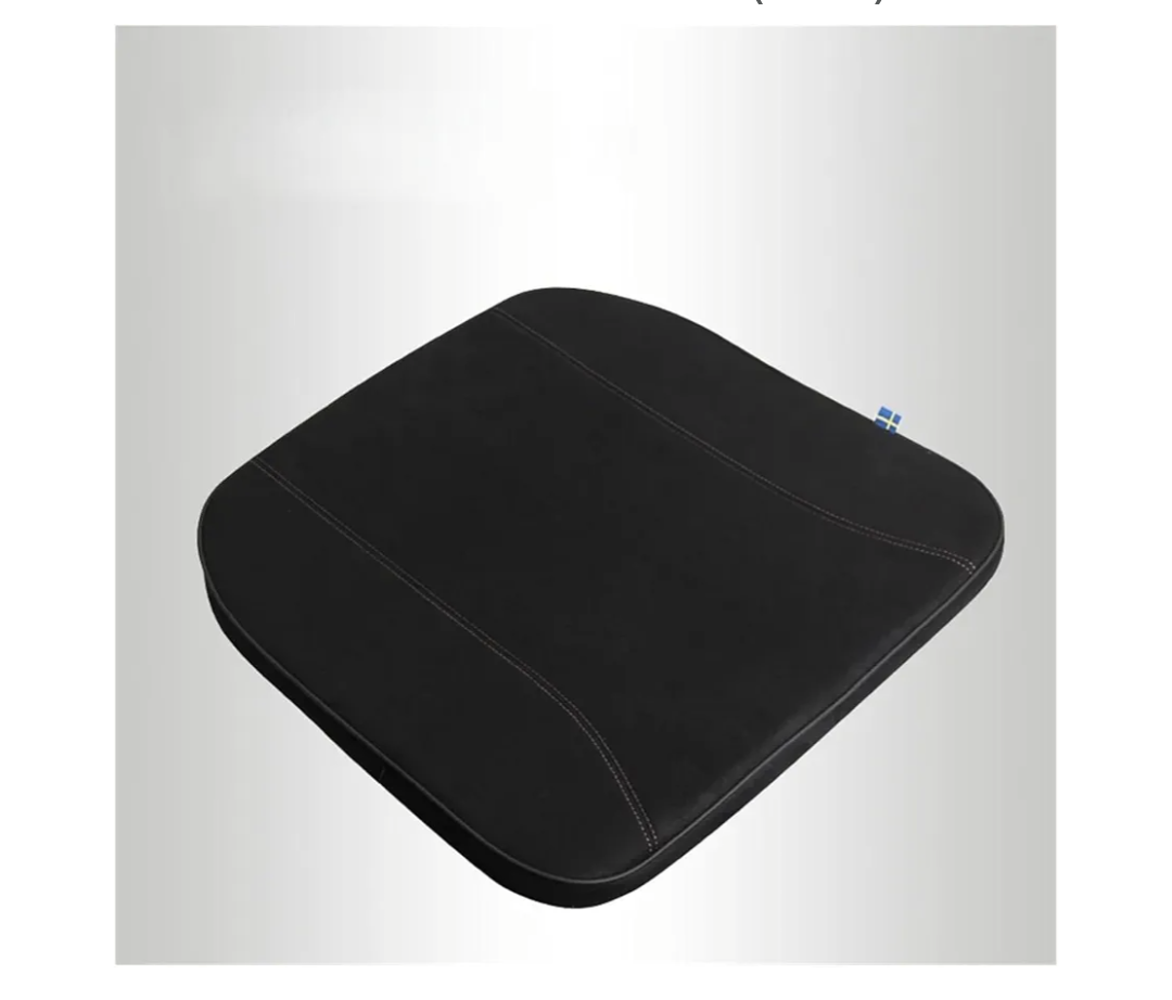 Memory Foam Seat Cushion for Sciatica & Back Pain Relief - Ergonomic Chair Pad with Adjustable Strap & Supportive Comfort Cover, Non-Slip for Car, Truck, Office Chair - Dark Gray