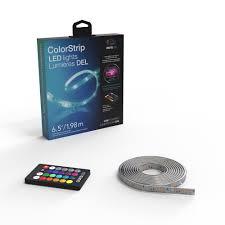 Color Strip LED Lights AURA LED 6.5 ft trimmable length USB powered With remote