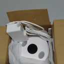 Dental Ultrasonic Retainer Cleaner Machine: 45kHz Dental Cleaning Pod with Digital Timer & 200ML, Deep Cleaning for Dentures, Mouth Guards, Aligners, Night Guards, Braces, Toothbrush Heads & Jewelry (White)