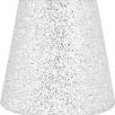 Fabric Lampshade Lamp Shades Sequin Cloth Art Lampshade Floor Light Decorative Lamp Shade Cover Retro Floor Light Shade Table s Cylinder Ceiling Lamp E27 Iron