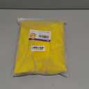 Kimee Dog Raincoat Reversible, Single Side Slicker Poncho Adjustable Waterproof Dog Rain Jacket with Leash Hole/Reflective Stripe Hooded Snowproof Windproof Clothes for Small to 3X-Large Dogs, M (Yellow)