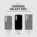 Pelican Voyager - Samsung Galaxy S24 Plus Case [6.7"] [18ft MIL-STD Drop Protection] [Wireless Charging] Phone Case for Samsung Galaxy S24 Plus w/Belt Clip Holster Phone Stand - Anti Yellowing - Clear