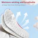 Self-Warming Memory Foam Insoles – PU Slow Rebound Cushion with Thermal Fabric, Full-Sole Winter Warm Shoe Inserts, Odor Control & Breathable Comfort（Men 7.5-8.5/Women9.5-10.5，43-44） Gray