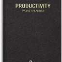 A5 Undated Weekly Planner  Crush Goals, Master Time & Build Better Habits | Goal & Time Management Planner for Work, 120 GSM No-Bleed Paper, Linen Hardcover Productivity Planner by quirrel