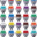 Gejoy 25 Pcs Mini Rubber Stone Toys Positive Mini Rock Figurines to Hide You Rock Stone Gifts Decorations and Encouragement Birthday Motivational Gifts for Colleague Staff Teacher