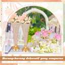 4 Pcs 20 Inch Gold Tall Crystal Vase for Centerpieces Fall Wedding