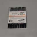 Wet Erase Markers Dual Tip, Lazgol 12 Assorted Colors, Dual Tip Brush & Fine Overhead Transparency Smudge Free Markers for Dry Erase Whiteboard, Refrigerator Calendars, Glass, Films and Any Kind of